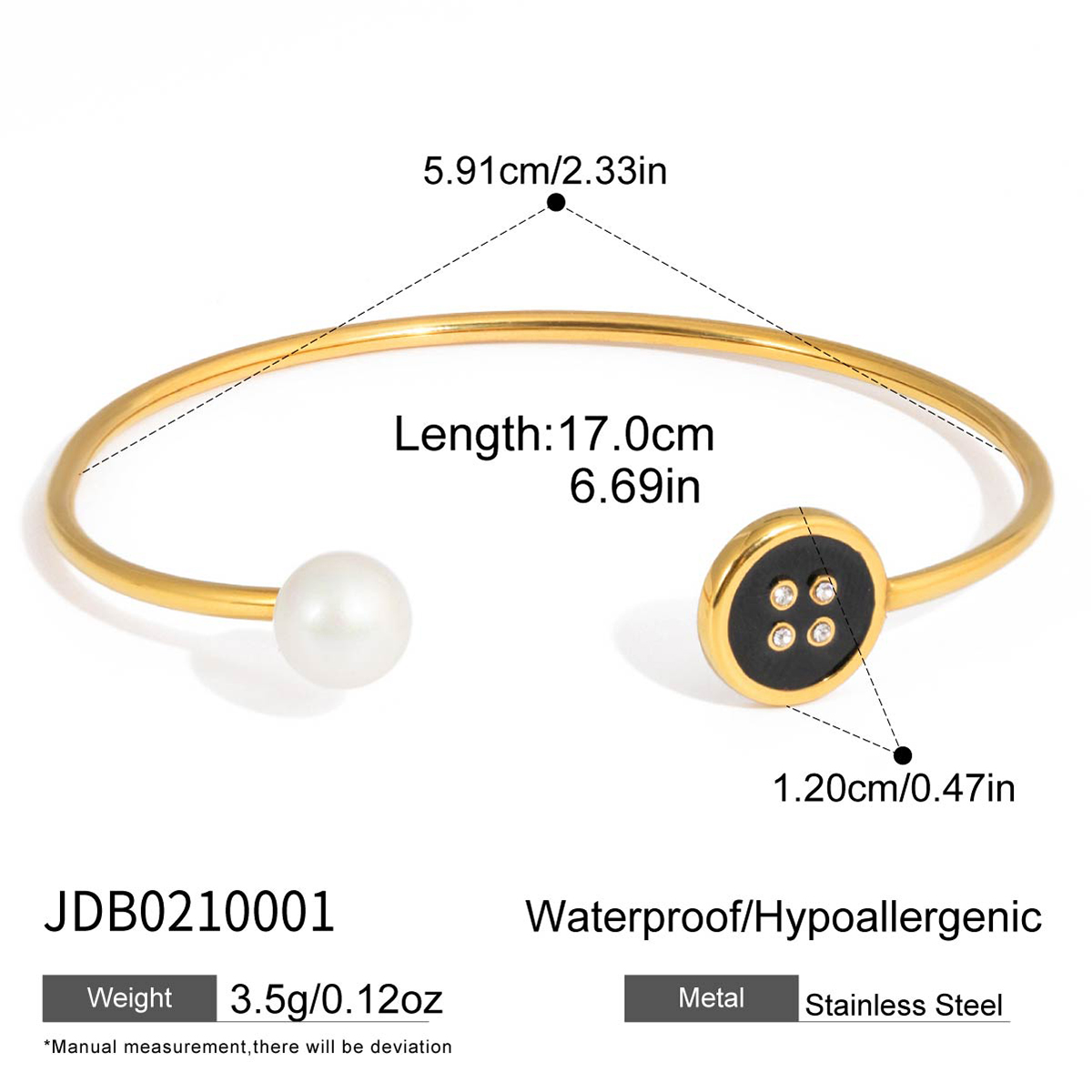 Bracelet en acier – BR0210001