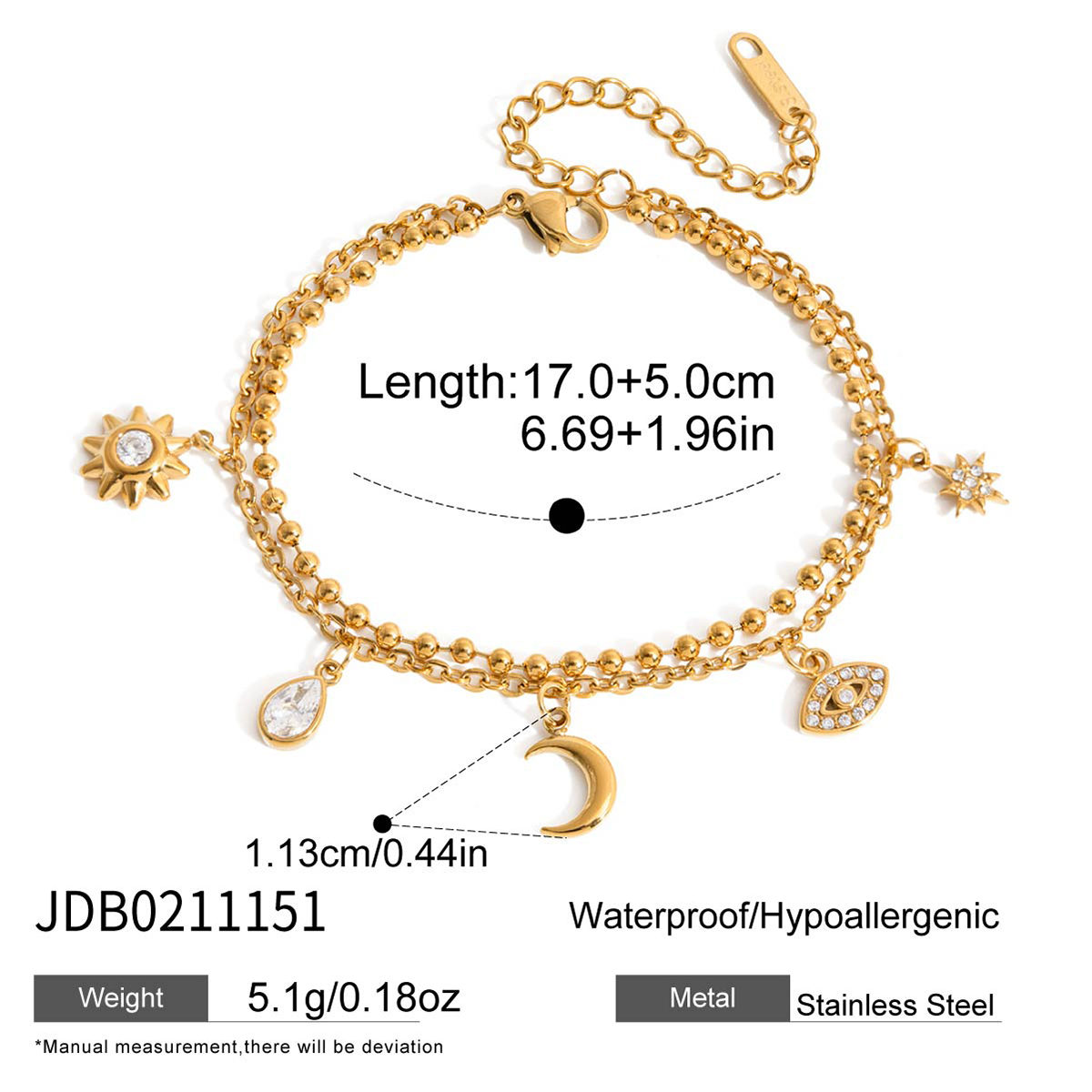 Bracelet en acier – BR0211151