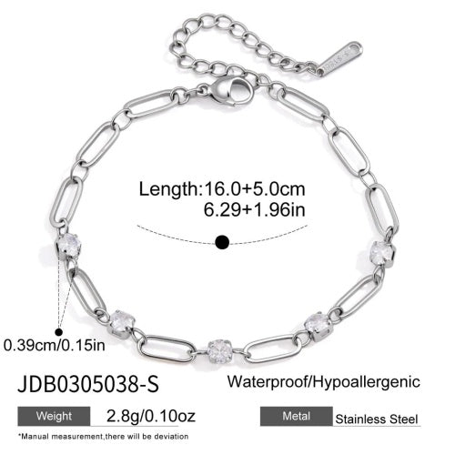 Bracelet en acier – BR0305038-S