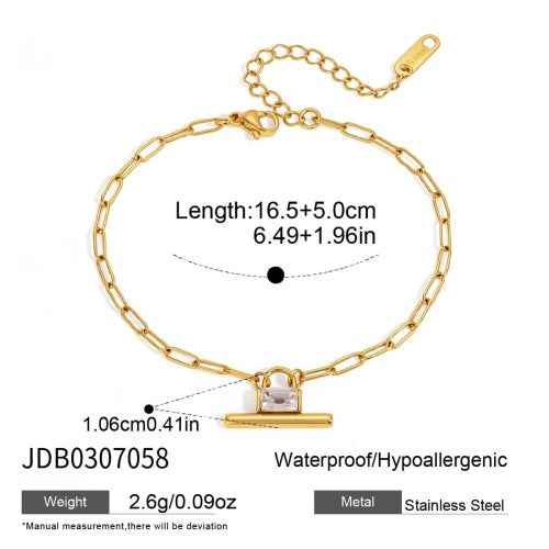 BRACELET ACIER REF BR0307058