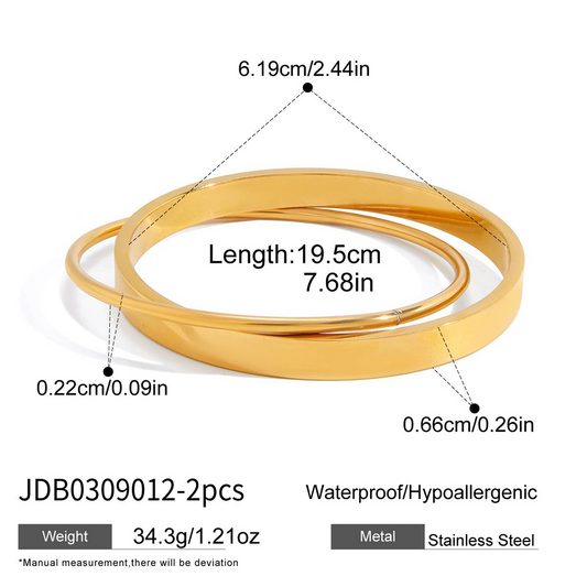 Bracelet en acier – BR0309012-2PCS