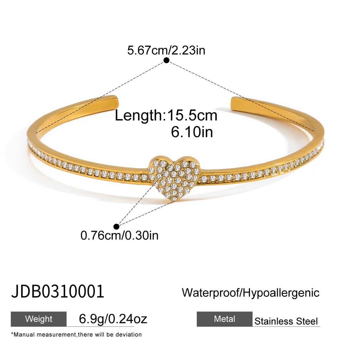 Bracelet en acier – BR0310001
