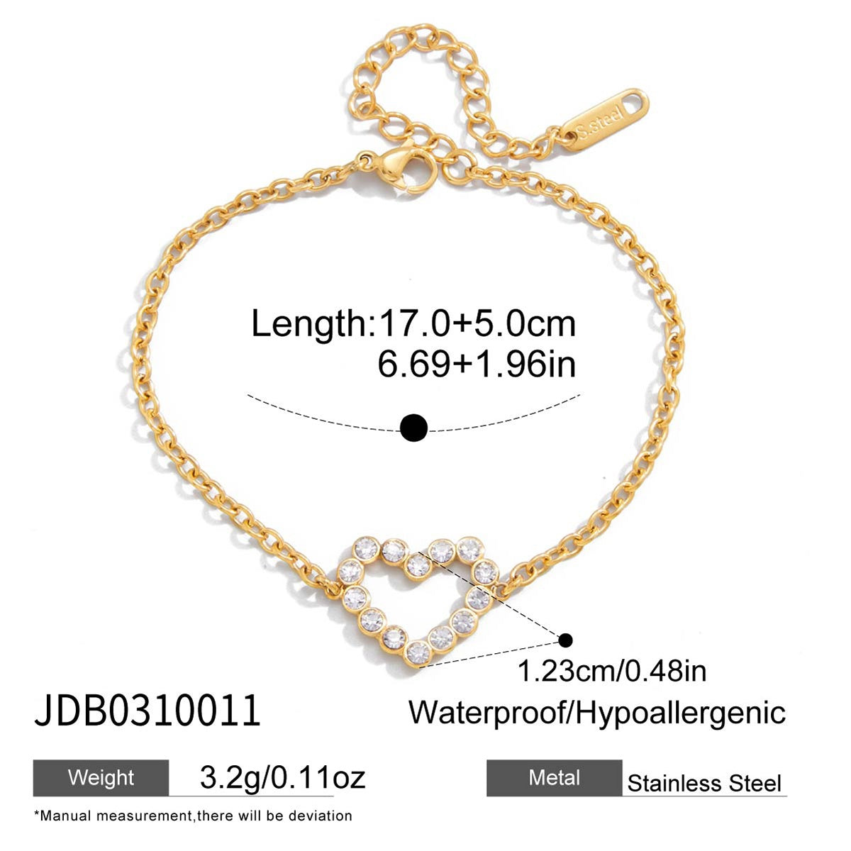 Bracelet en acier – BR0310011