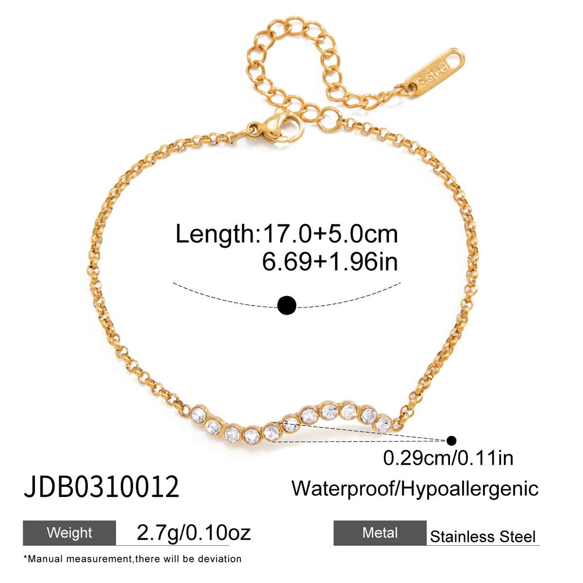 Bracelet en acier – BR0310012