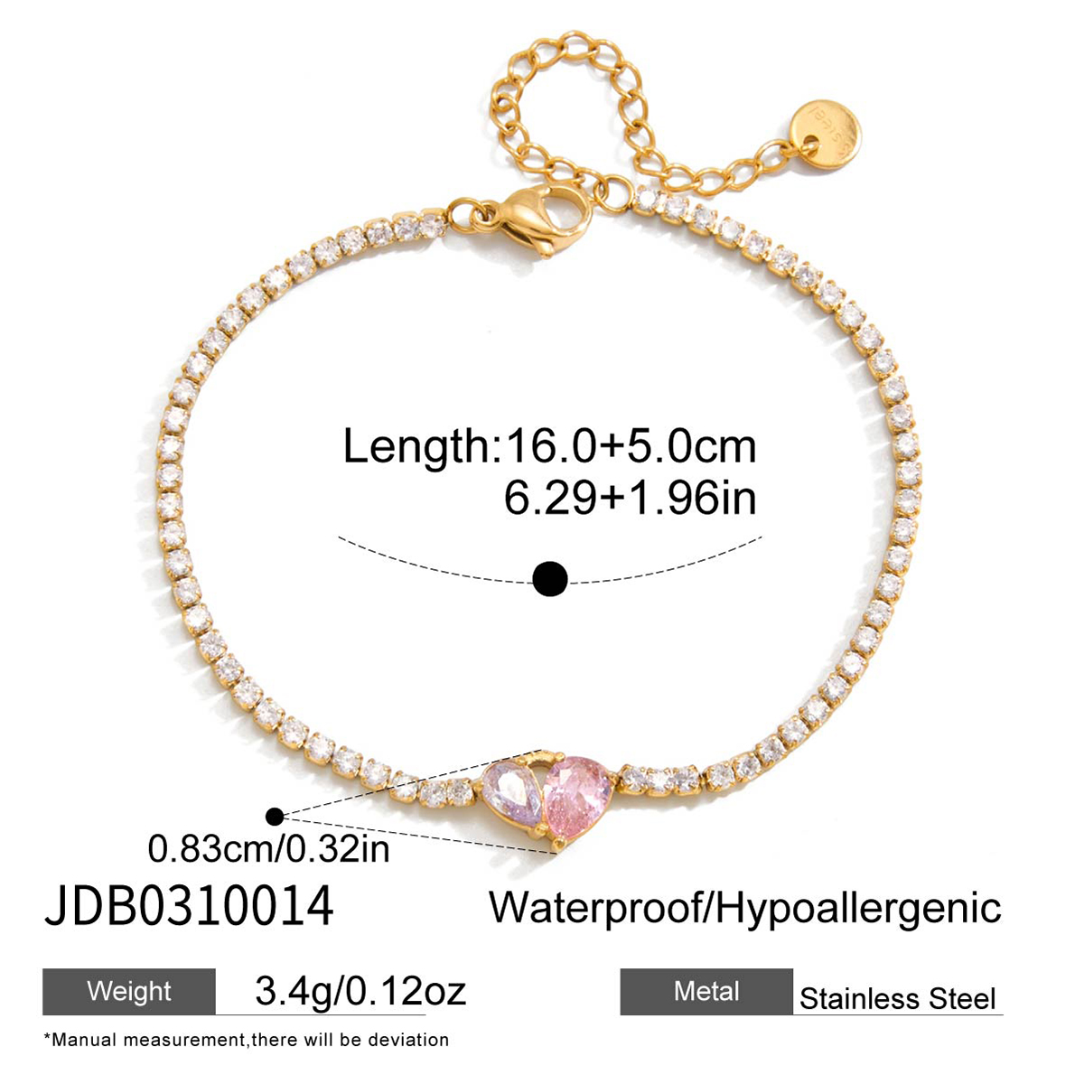 Bracelet en acier – BR0310014