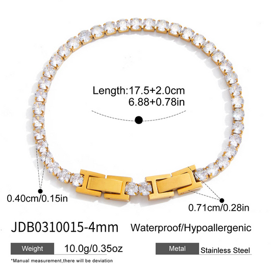 Bracelet en acier – BR0310015-4MM