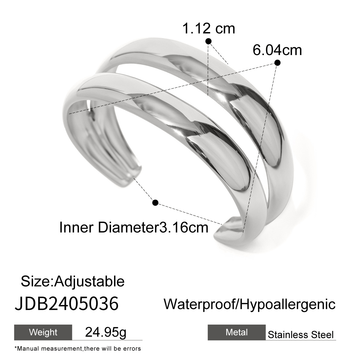 Bracelet en acier – BR2405036-S