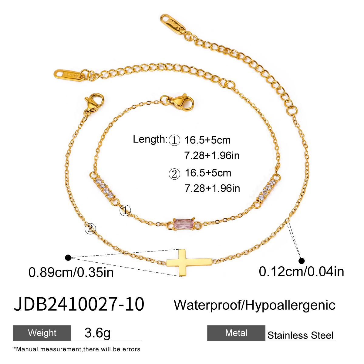 Bracelet en acier – BR2410027-10