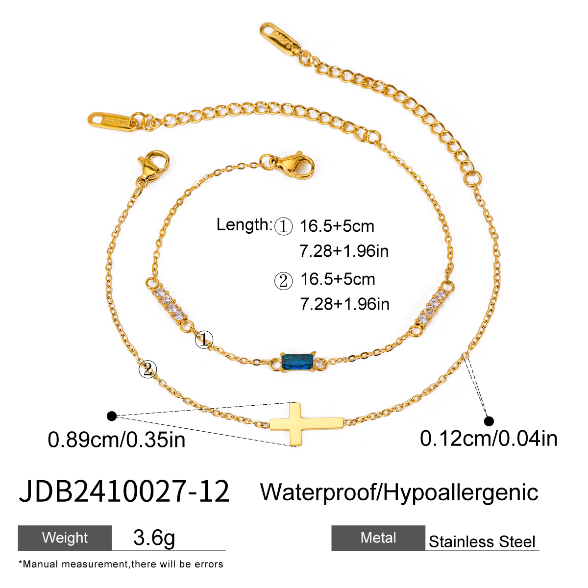 Bracelet en acier – BR2410027-12