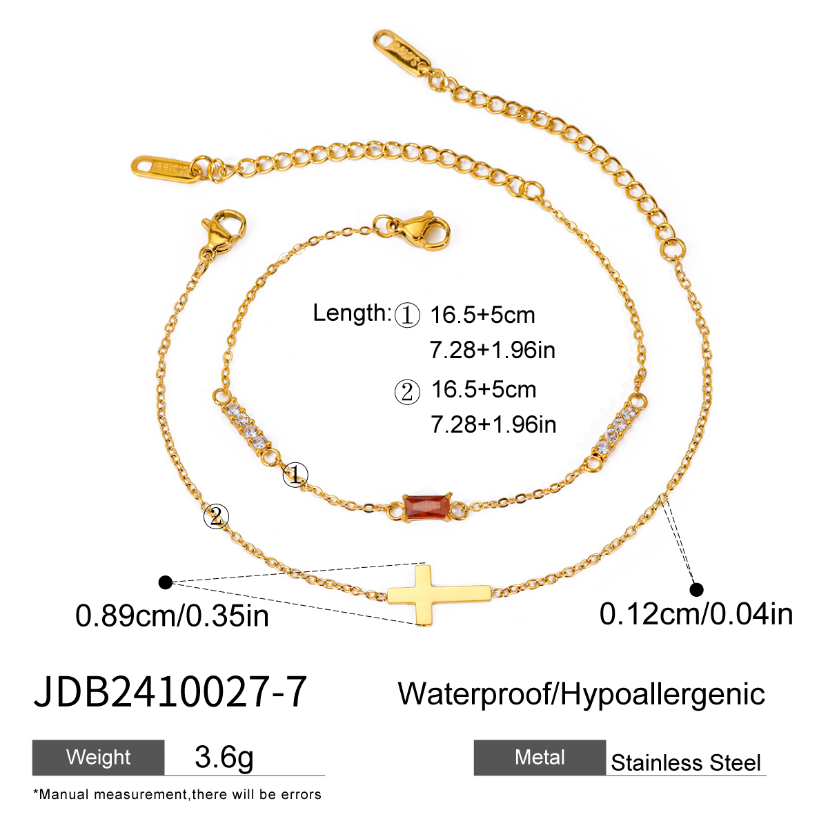 Bracelet en acier – BR2410027-7