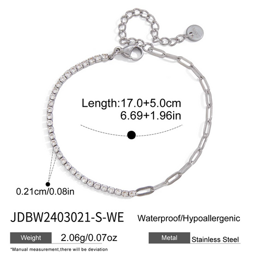 Bracelet en acier – BRW2403021-S-WE