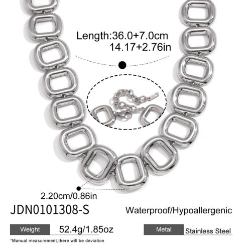 Collier en acier – COL0101308-S