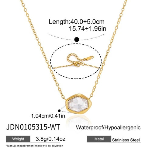 COLLIER ACIER REF COL0105315-WT