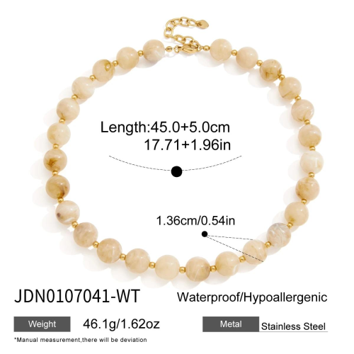 COLLIER ACIER REF COL0107041-WT