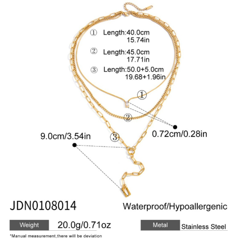 Collier en acier – COL0108014