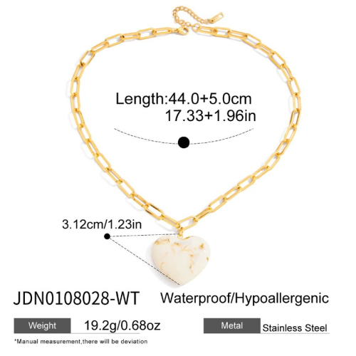 Collier en acier – COL0108028-WT