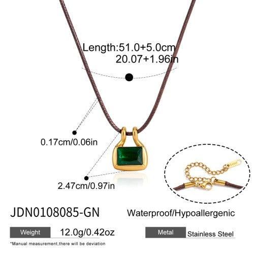 COLLIER ACIER REF COL0108085-GN