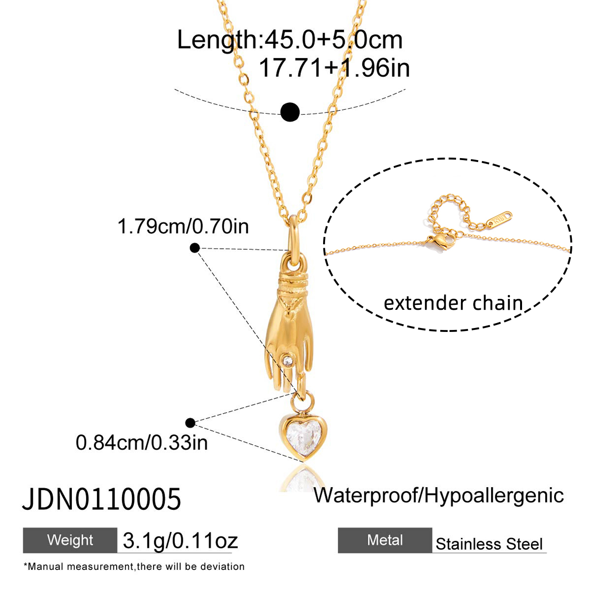Collier en acier – COL0110005