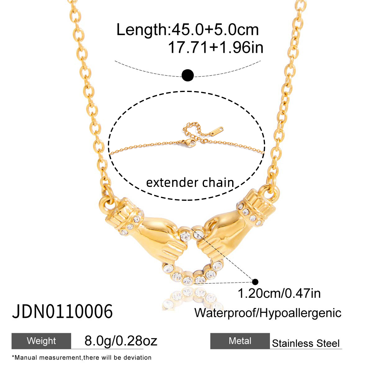 Collier en acier – COL0110006