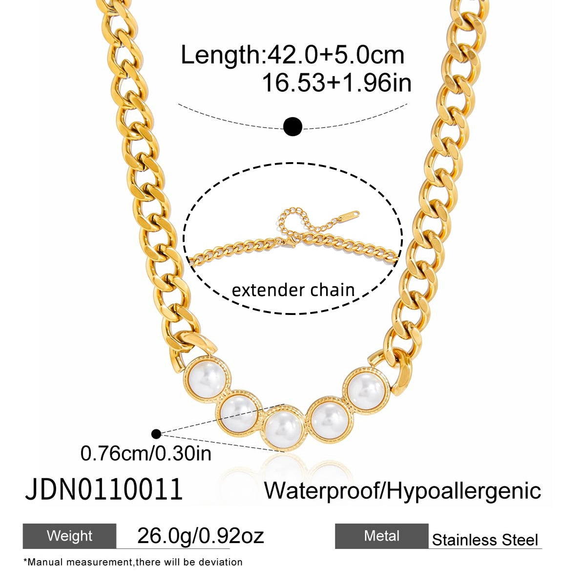 Collier en acier – COL0110011