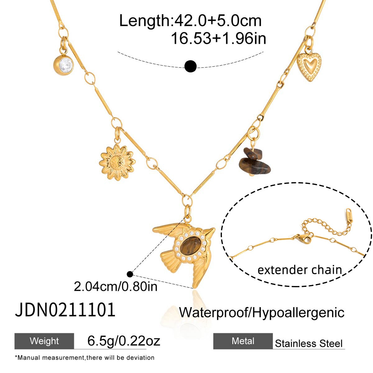 Collier en acier – COL0211101