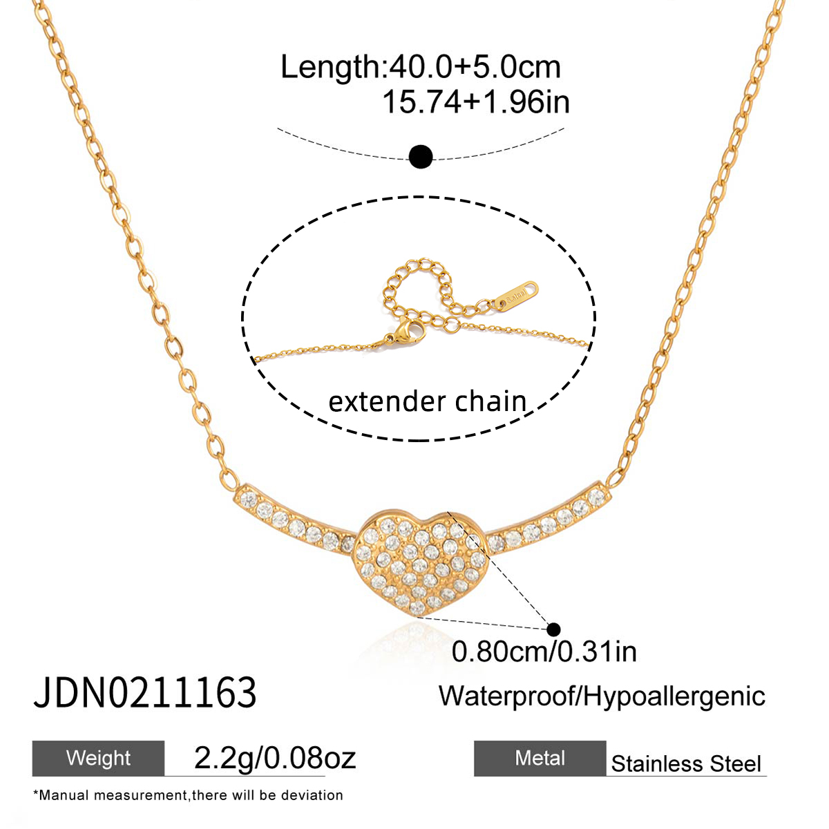 Collier en acier – COL0211163