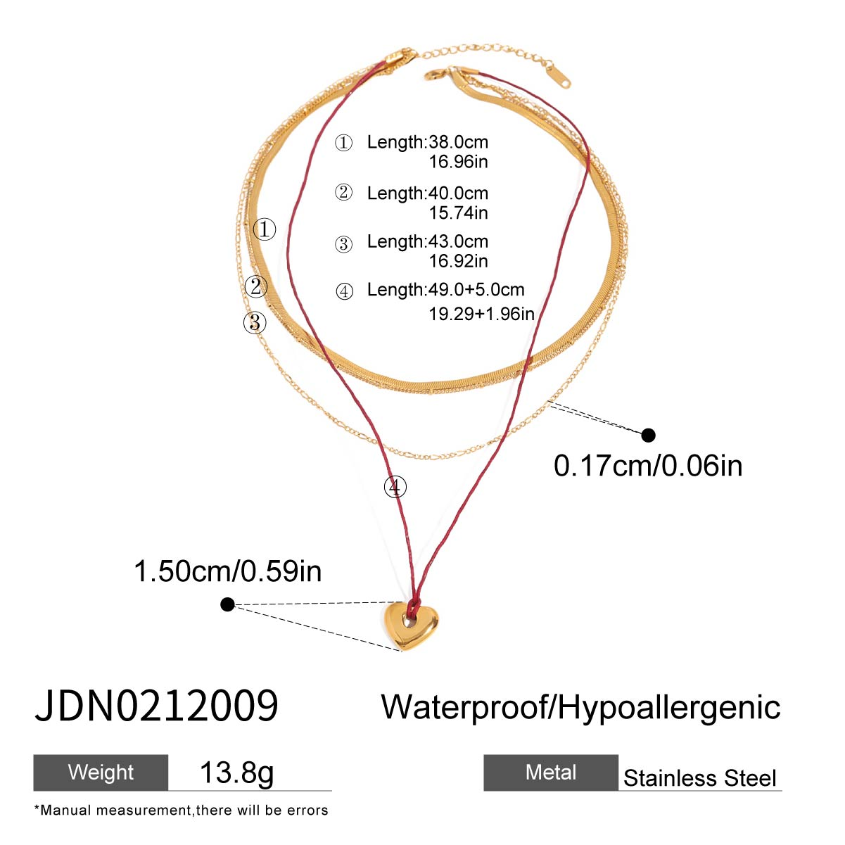 Collier en acier – COL0212009