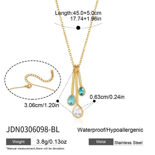 COLLIER ACIER REF COL0306098-BL
