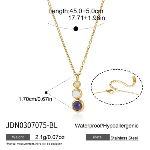 COLLIER ACIER REF COL0307075-BL