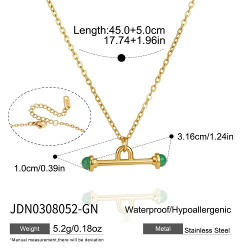 COLLIER ACIER REF COL0308052-GN
