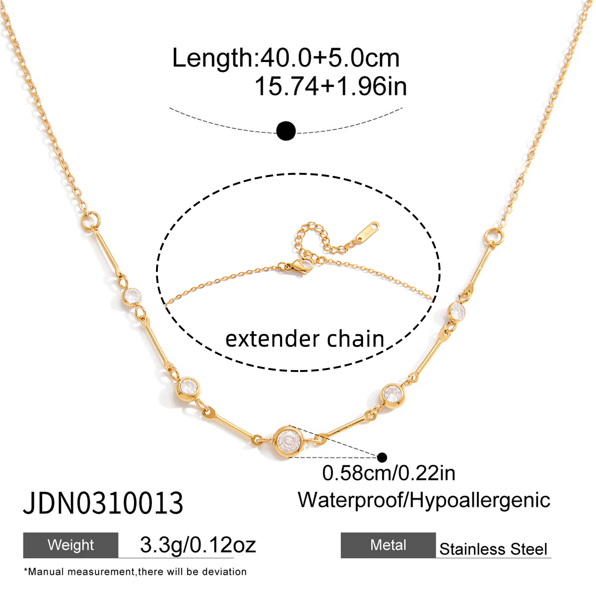 Collier en acier – COL0310013