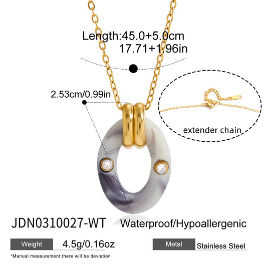 Collier en acier – COL0310027-WT