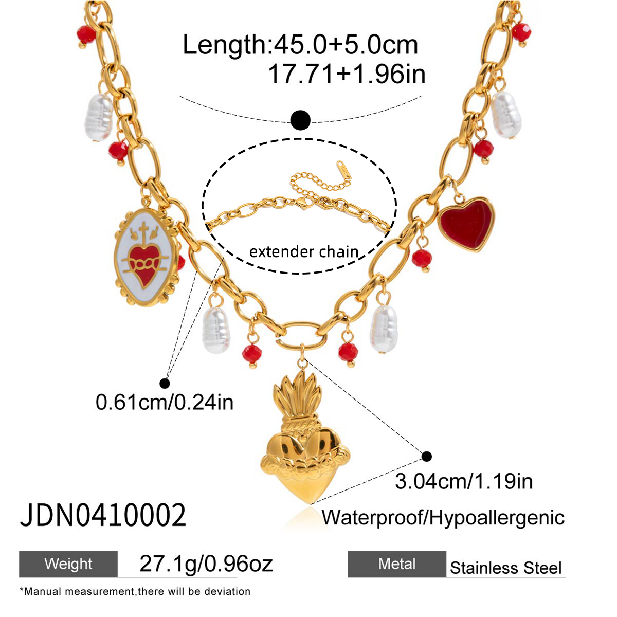 Collier en acier – COL0410002