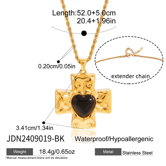 Collier en acier – COL2409019-BK