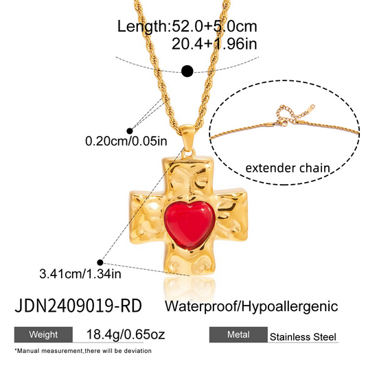 Collier en acier – COL2409019-RD