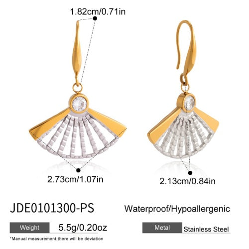 Boucles d’oreilles en acier – E0101300-PS