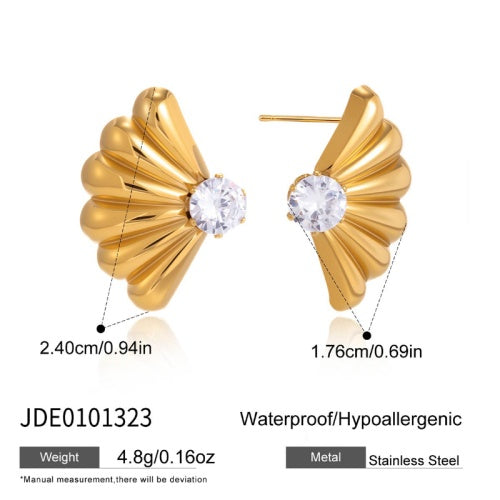 Boucles d’oreilles en acier – E0101323