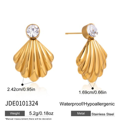 Boucles d’oreilles en acier – E0101324