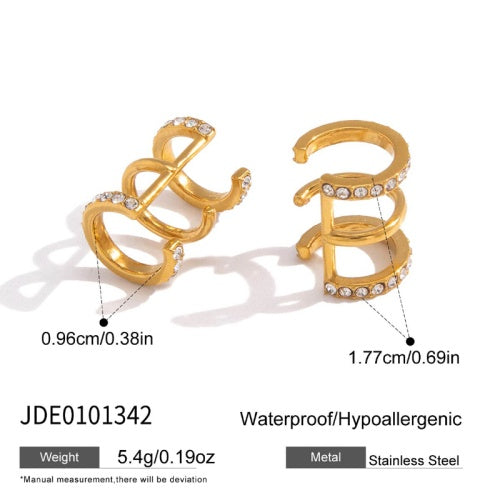 Boucles d’oreilles en acier – E0101342