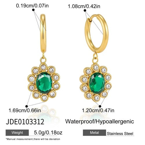 Boucles d’oreilles en acier – E0103312