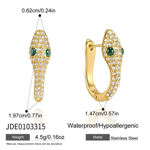 Boucles d’oreilles en acier – E0103315