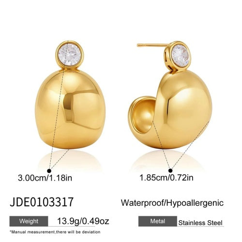 Boucles d’oreilles en acier – E0103317