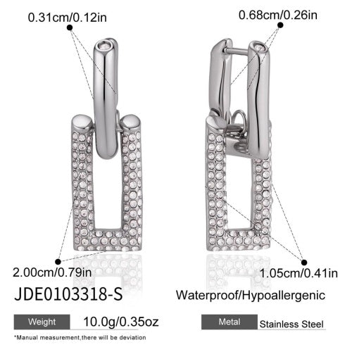 Boucles d’oreilles en acier – E0103318-S