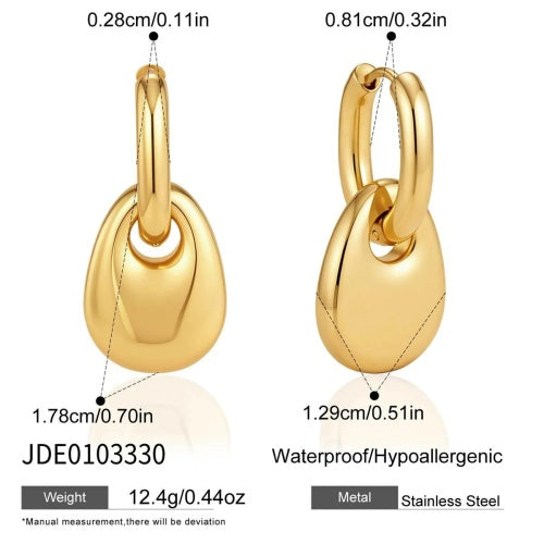 Boucles d’oreilles en acier – E0103330