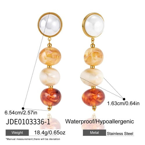 Boucles d’oreilles en acier – E0103336-1