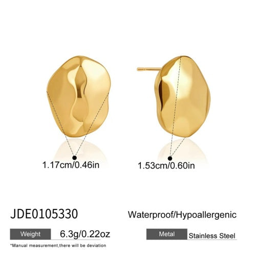 BOUCLES D’OREILLES ACIER REF E0105330