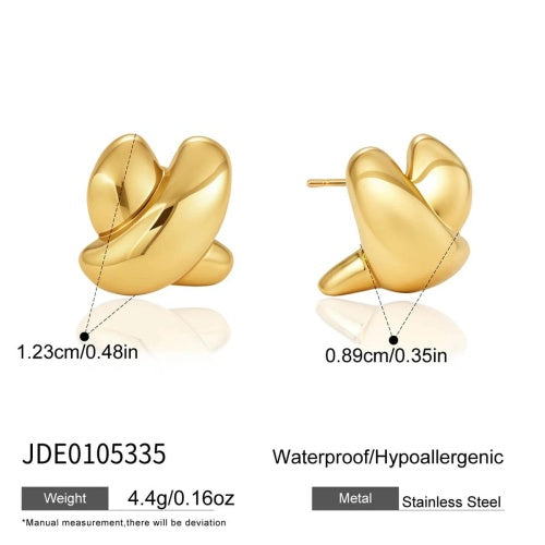 BOUCLES D’OREILLES ACIER REF E0105335