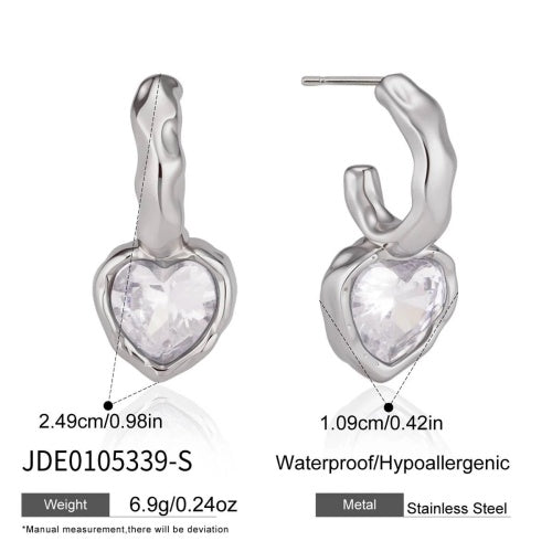 BOUCLES D’OREILLES ACIER REF E0105339-S
