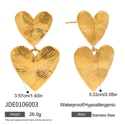 Boucles d’oreilles en acier – E0106003