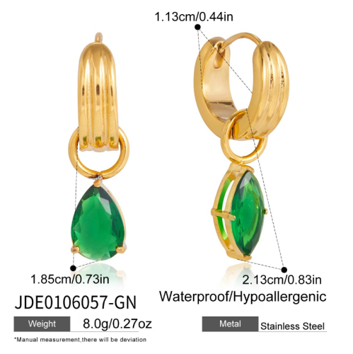 Boucles d’oreilles en acier – E0106057-GN